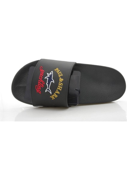 Erkek Marka Logo Baskılı Siyah Terlik C0P8001-011 fırsatları