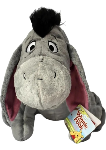 Threemb Toys Disney Orijinal Lisanslı Winnie The Pooh Peluş Eeyore - Gri