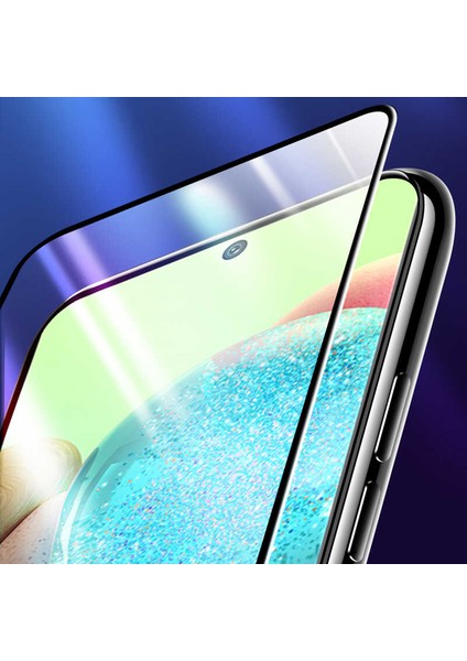 Cepustik Telefon Aksesuarları Galaxy A25 Kenarları Kırılmaya Dayanıklı Cam Ekran Koruyucu