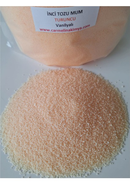 Inci Tozu Mum Turuncu Renk ,vanilya Esanslı ,200GR fiyatları