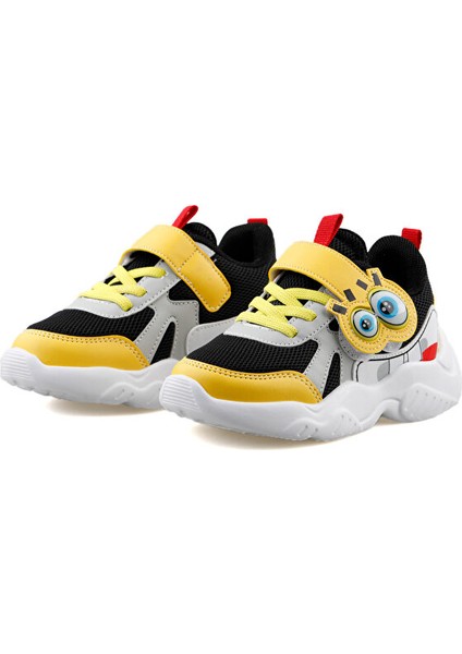 PY24 1634 Siyah Sarı Buz Çocuk Günlük Ayakkabı PY24-1634-SIYAH-SARI-BUZ Sarı modelleri