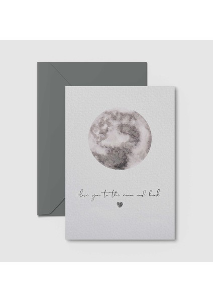 Kartpostal - Tebrik Kartı & Zarf Aşk Sevgi Love