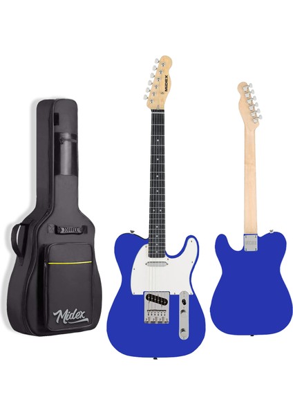 TLX-50BL Tele Kasa Maple Klavye 2 Single-Coil Manyetik Elektro Gitar