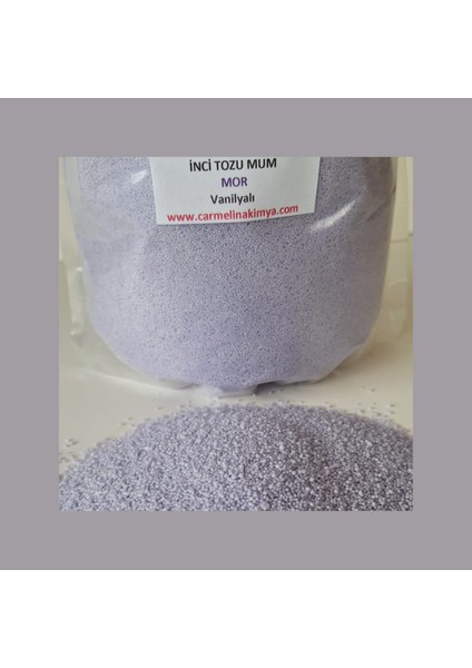 Inci Tozu Mum Mor Renk ,vanilya Esanslı ,200GR