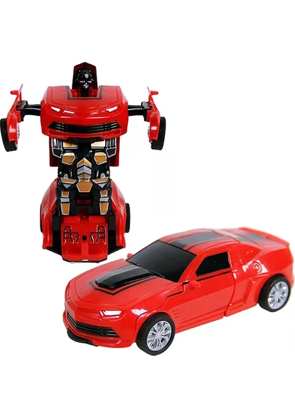 Uğur Böceği Ticaret Robota Dönüşen Araba  Transformers It Bırak - Mustang Modeli