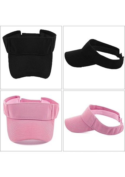 Unisex Uv Koruyucu Sporcu Plaj Vizör Şapka 2 Li Set fiyatları