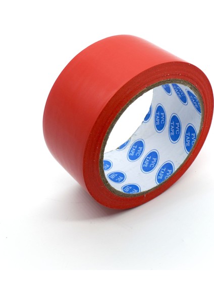 Pvc Yer Işaretleme Bandı Kırmızı Bant 50 mm x 30 mt