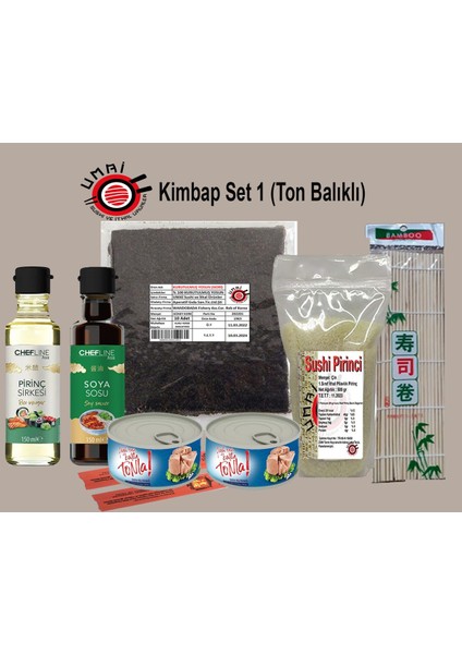 Umai Sushi Sushi Kimbap Set Ton Balıklı / Suşi Seti