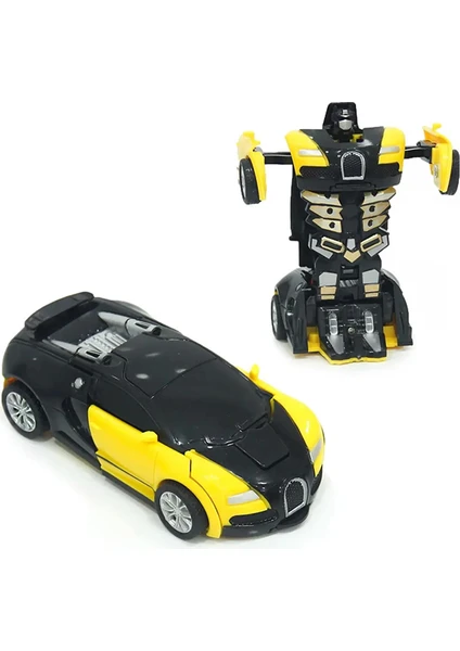 Uğur Böceği Ticaret Robota Dönüşen Araba  Transformers It Bırak - Bugatti Modeli