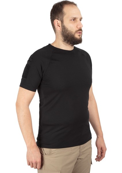 Combat Tactical Bisiklet Yaka Kısa Kollu Taktik Tişört Siyah 801 Pike fiyatları