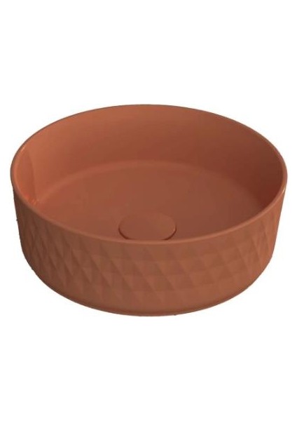 Artısan Edition Rombo Tezgah Üzeri Lavabo 36CM Terracotta