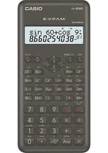 Casıo Hesap Makinesi Fx-82 Ms Bilimsel 10+2