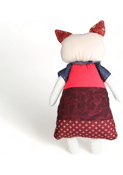 Kedi Hanım Patchwork Bez Bebek fiyatları
