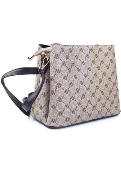 361 Bayan Çanta Gri Noktalı modelleri