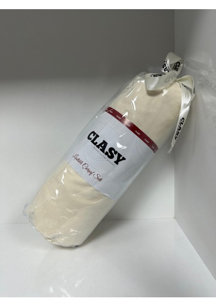 Ranforce Lastikli Çarşaf Seti Tek Kişilik Krem