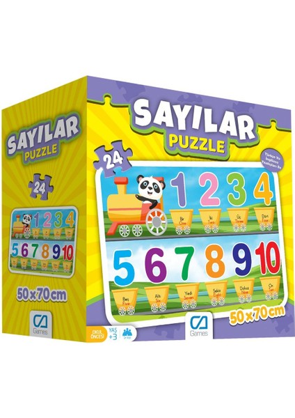 CAÇ5134 Ca Games, Sayılar Eğitici Puzzle