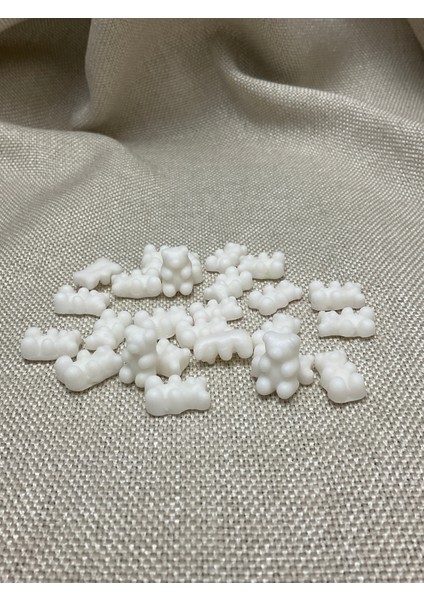 - 40 Adet Jelibon Ayıcık Şeklinde Sedefli Buhurdanlık Mum