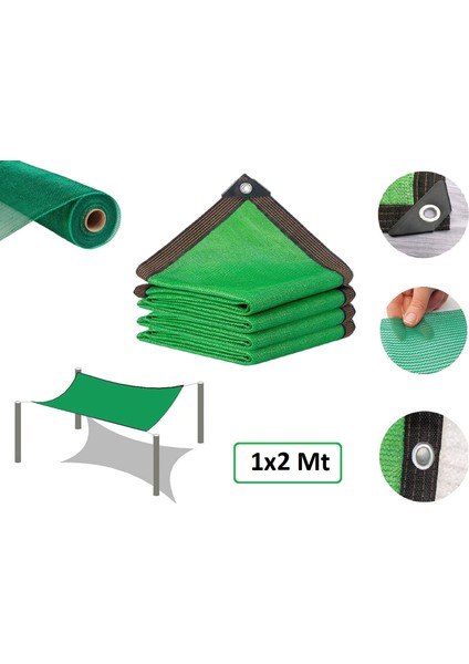 Garden Güneş Koruyucu Gölgelik File Bahçe Çit Örtüsü 1x2 mt
