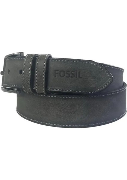 Gri Hakiki Deri Spor Erkek Kemeri 4cm modelleri