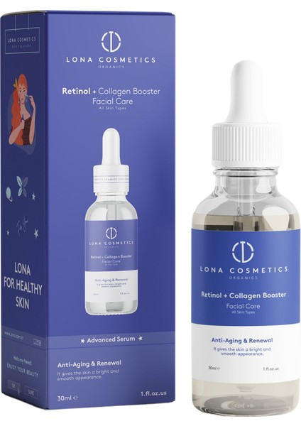 Retinol Serum Onarıcı Ve Aydınlatıcı, Yaşlanma Karşıtı, Retinol Cilt Serumu