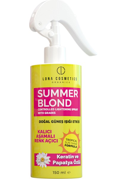 Summer Blond - Renk Açıcı Saç Spreyi