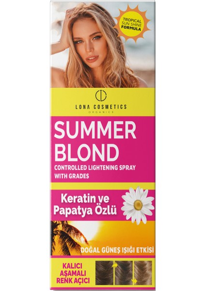 Summer Blond - Renk Açıcı Saç Spreyi