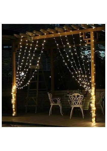 2x2 Metre 320 LED 8 Fonskiyonlu Dekoratif LED Günışığı Perde