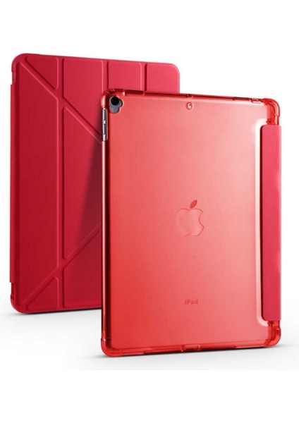 Apple iPad 8.nesil 10.2 (2020) 4 Farklı Standlı Kalemlikli Darbeye Dayanıklı Kılıf A2270 A2428 A2429 A2430