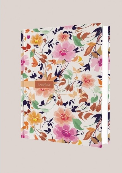 Daphne/summer 16.5X23,5 Çizgisiz 96 Yaprak Sert Kapak Defter