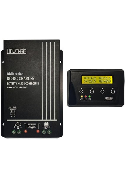 Dc-Dc Akü Şarj Cihazı 30AH 12V-24V