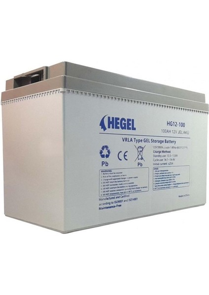 100AH Jel Akü 12V