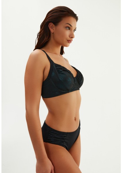 Balenli ve Toparlayıcı Bikini Takım Siyah 2106ESBK fiyatları