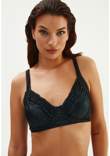 Balenli ve Toparlayıcı Bikini Takım Siyah 2106ESBK fırsatları