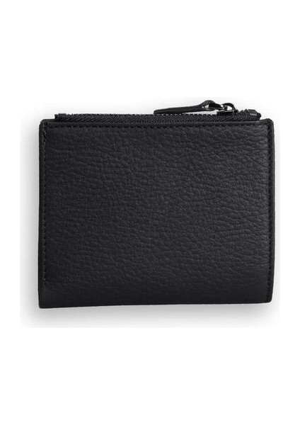 Küçük Boy Siyah Bozuk Paralıklı Deri Kadın Cüzdanı - GRD2403XW22580 fırsatları