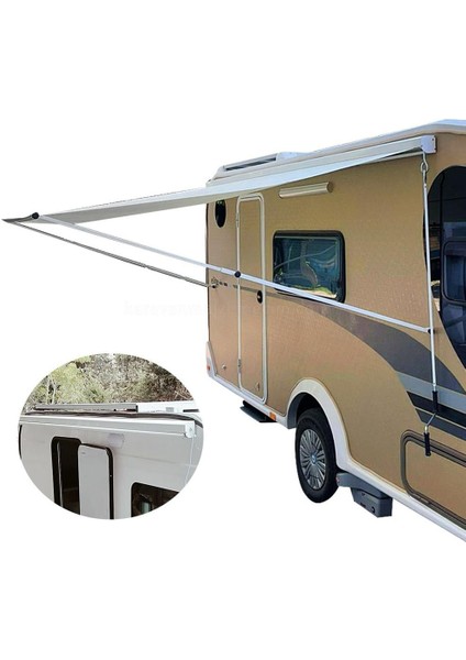 Shuıvan Karavan Tentesi 2,5x2,5m Açılır - Manuel (Yerli)