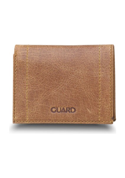 Minimal Antik Taba Deri Erkek Cüzdanı - GRD2403XW22419