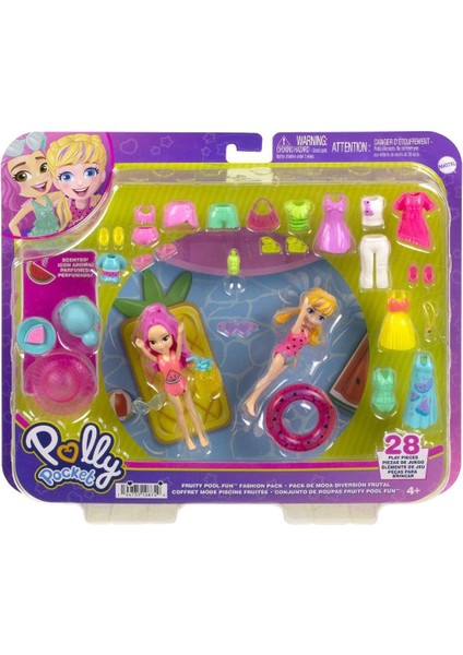 HNF51 Polly Pocket ve Arkadaşları Farklı Moda Aksesuarları Oyun Setleri