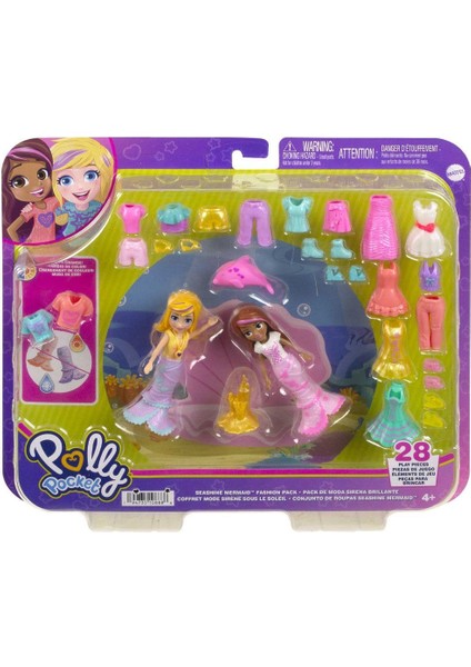 HNF51 Polly Pocket ve Arkadaşları Farklı Moda Aksesuarları Oyun Setleri