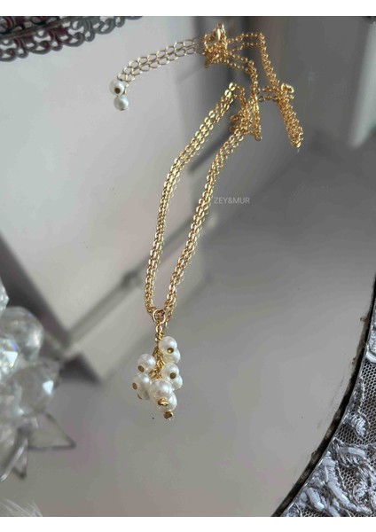 Cam Incili Kolye , Zincirli Kolye , El Yapımı Aksesuar , Kararmaz 1. Kalite fiyatları