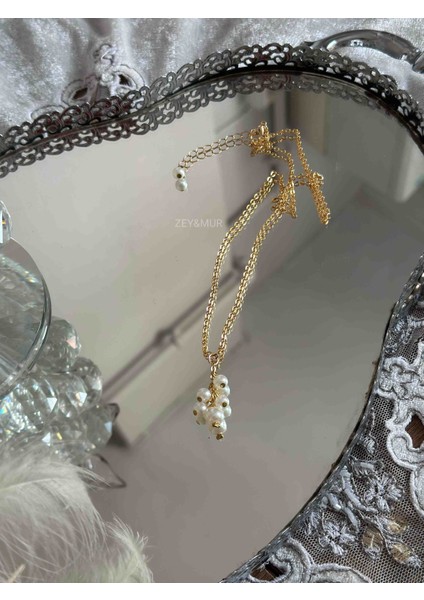 Cam Incili Kolye , Zincirli Kolye , El Yapımı Aksesuar , Kararmaz 1. Kalite modelleri