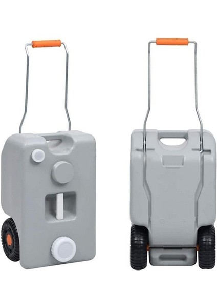 Shuıvan Portatif Tekerlekli Atık Su Tankı 25 Litre