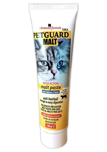 Advenced Petguard Malt Paste With Calcium And Biotin 100 gr