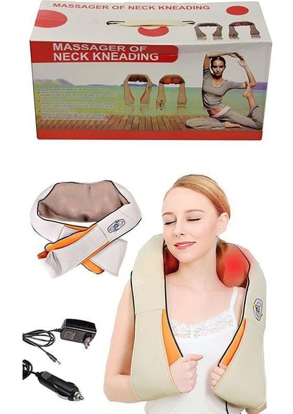 Ovmalı Yoğurmalı Ayarlanabilir Tüm Vücut ve Boyun Masaj Yas