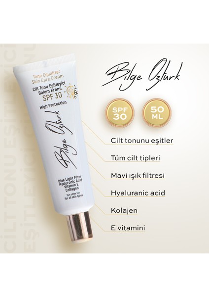 Cilt Tonu Eşitleyici Bakım Kremi Spf 30