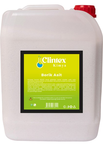 100% Saf Eti Maden Borik Asit 5 kg