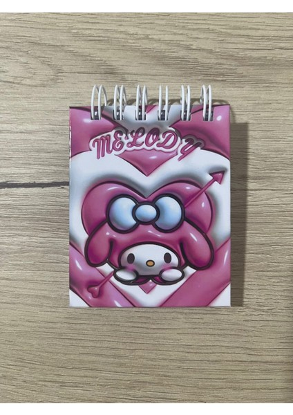 Sanrio My Melody Mini 3D Baskı Kapak Not Defteri 50 Sayfa