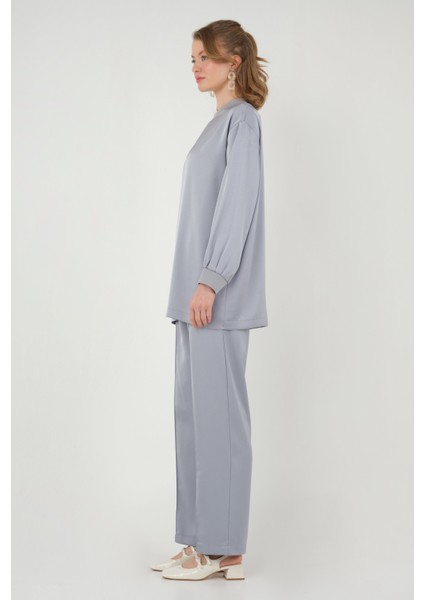 Ribanalı Saten Takım Gri fiyatları