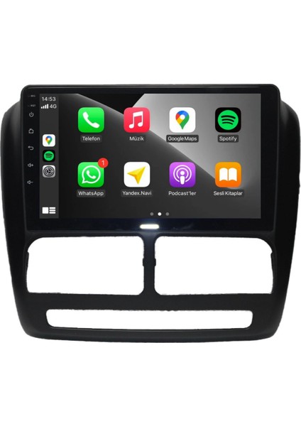 Fiat Doblo Android Carplay Multimedya 2013-2014 6gb Ram + 128GB Hafıza + 8 Çekirdek