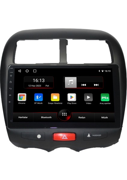 Mitsubishi Asx Android Carplay Multimedya 2010-2019 4gb Ram + 64GB Hafıza + 8 Çekirdek