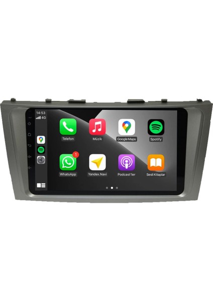 Toyota Camry Android Carplay Multimedya 2006-2012 6gb Ram + 128GB Hafıza + 8 Çekirdek